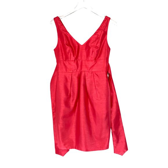 Jenny Yoo Collection Pink Sleeveless V-Neck Formal Sleeveless Short Dress Size 4 - Picture 1 of 8